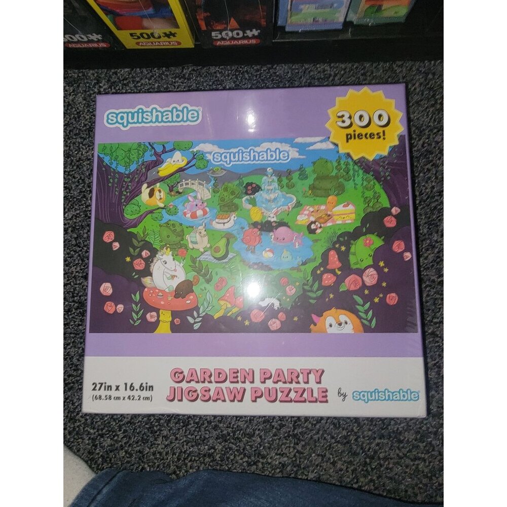 Squishable 300-Piece Garden Party Jigsaw Puzzle 27" x 16.6" Vibrant & Fun - Picture 2 of 3